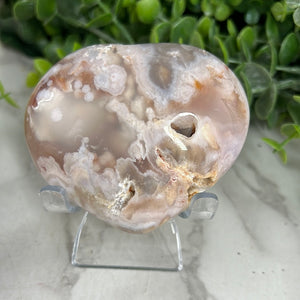 Flower Agate Heart