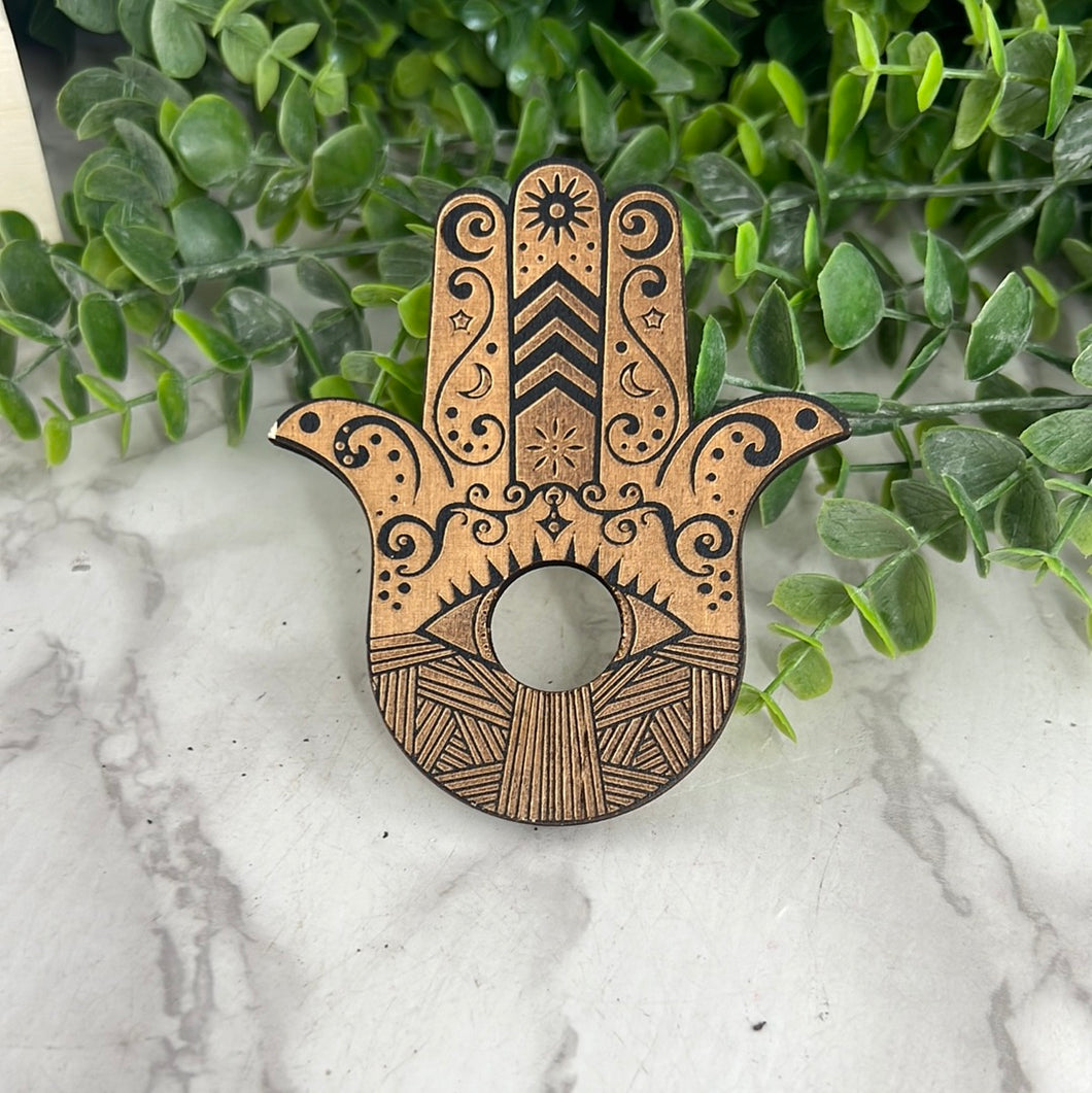 Hamsa Hand Sphere Holder