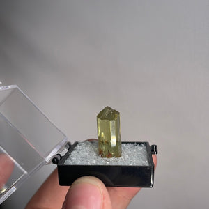 Green Apatite Gemstone In Box