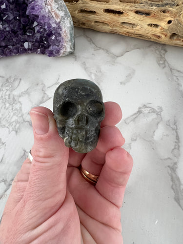 Labradorite Skull