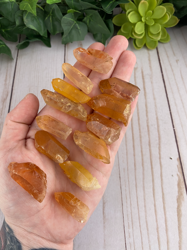 Orange Quartz Point- Multiple Sizes Available