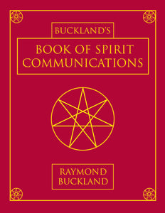 Book of Spirit Communications