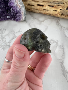 Labradorite Skull