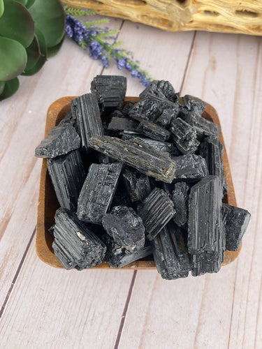 Black Tourmaline Piece | Raw Black Tourmaline Crystal