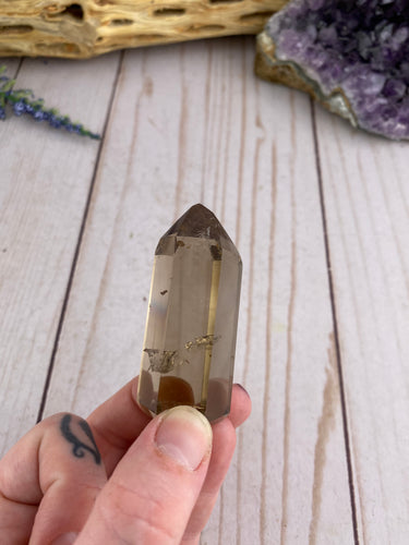 Smoky Quartz Tower | Crystal Generator Point | Crystals Stones Rocks & Minerals