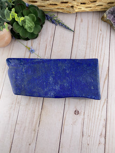 Lapis Lazuli Crystal Slab Freeform | Over 6 Pounds!!