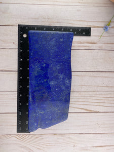 Lapis Lazuli Crystal Slab Freeform | Over 6 Pounds!!