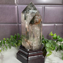 Load image into Gallery viewer, Garden Quartz Twin Tower With Stand
