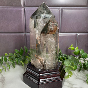 Garden Quartz Twin Tower With Stand