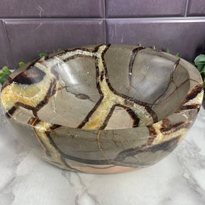 Septarian Calcite Bowl