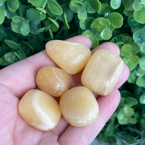 Tumbled Orange Calcite