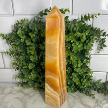 Load image into Gallery viewer, HUGE Orange Calcite Obelisk