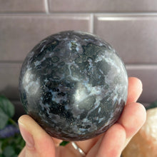Load image into Gallery viewer, Indigo Gabbro Sphere