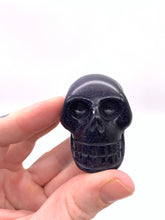 Load image into Gallery viewer, Blue Goldstone Skull
