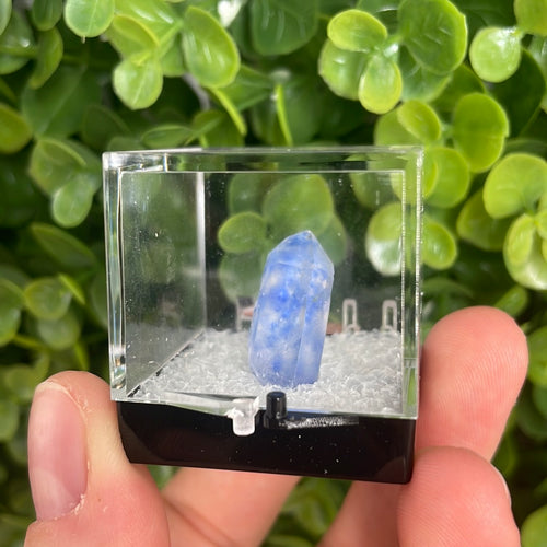 Dumortierite In Quartz Mineral Box