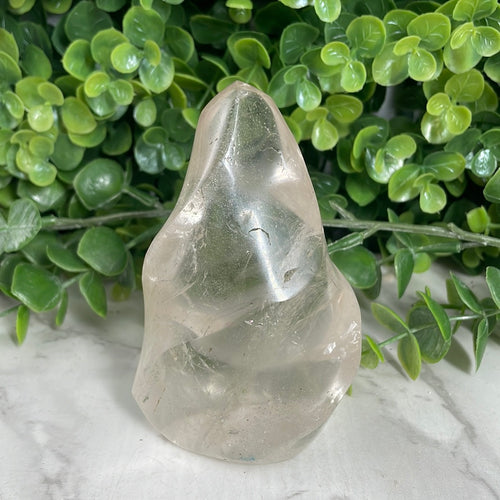 Clear Quartz Flame