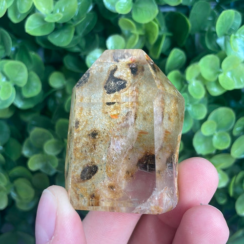 Clear Quartz Tower With Inclusions