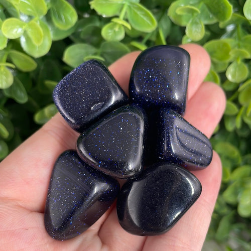 Tumbled Blue Goldstone