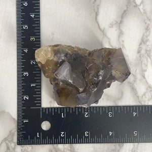 Cubic Multi-Colored Fluorite
