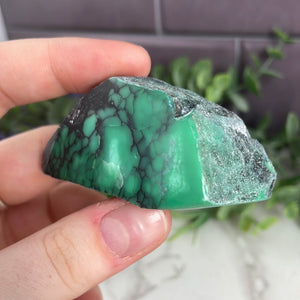 Variscite Half Polished Piece