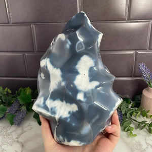 Orca Agate Flame 9 Pounds!