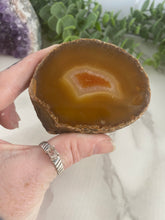 Load image into Gallery viewer, Orange Dyed Agate Slab
