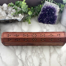 Load image into Gallery viewer, Wooden Incense Box and Holder