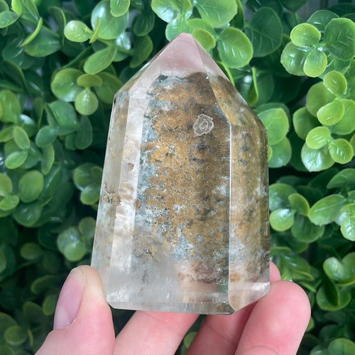 Clear Quartz Tower With Inclusions