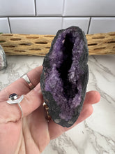 Load image into Gallery viewer, Purple Dyed Calcite Geode