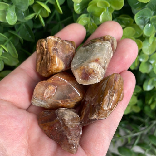 Tumbled Electric Red Quartz