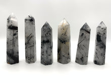 Load image into Gallery viewer, Black Tourmaline &amp; Quartz Tower (3-4 inch)
