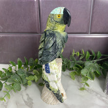 Load image into Gallery viewer, Crystal Parrot Statue