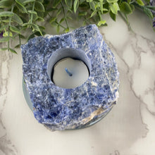 Load image into Gallery viewer, Sodalite Candle Holder