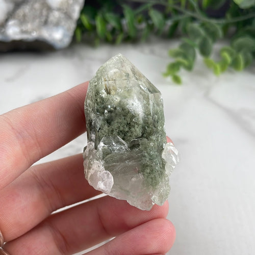 Quartz with Chlorite Cluster