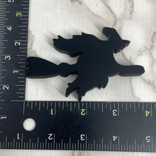 Load image into Gallery viewer, Obsidian Witch On Broom