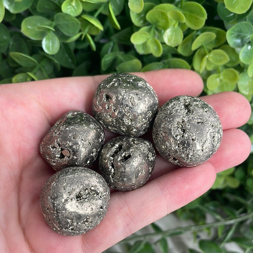 Tumbled Pyrite