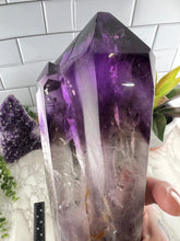 Load image into Gallery viewer, Twin Point Amethyst Phantom