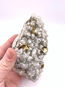 Dogtooth Calcite & Pyrite