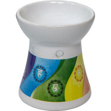 Load image into Gallery viewer, Ceramic Chakras Oil Burner