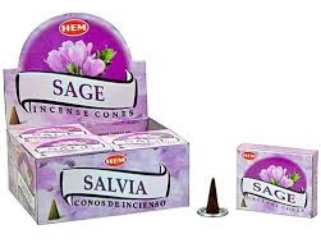 Sage Incense Cone