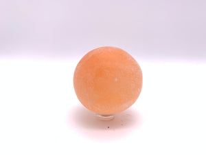 Peach Selenite Sphere