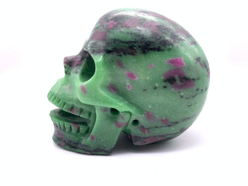 Ruby Zoisite Skull