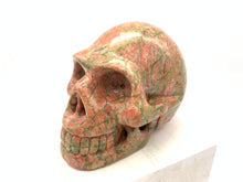 Load image into Gallery viewer, Unakite Skull