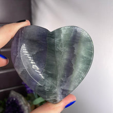 Load image into Gallery viewer, Rainbow Fluorite Heart Bowl