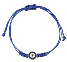 Load image into Gallery viewer, Evil Eye Pull Bracelet- Multiple colors available