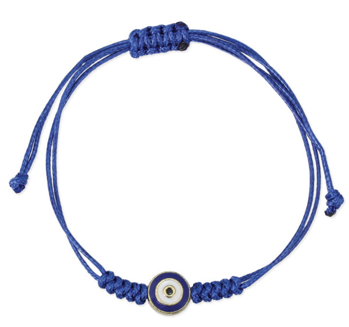 Evil Eye Pull Bracelet- Multiple colors available