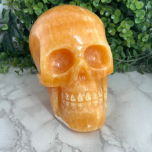 Load image into Gallery viewer, Orange Calcite Skull