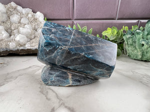 Blue Apatite Gem