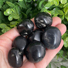 Load image into Gallery viewer, Tumbled Black Angi Manitite Tektite