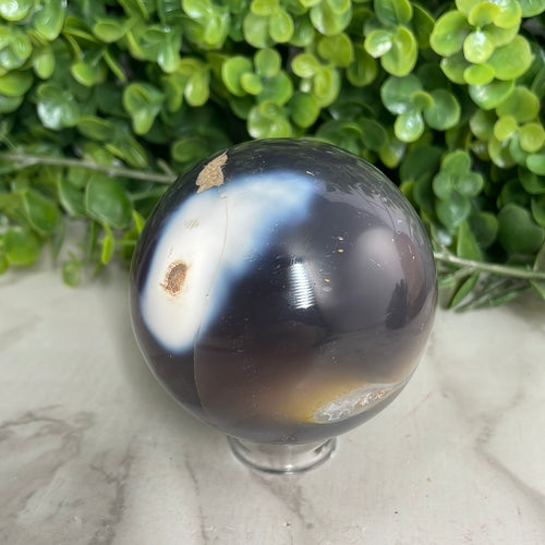 Orca Agate Sphere